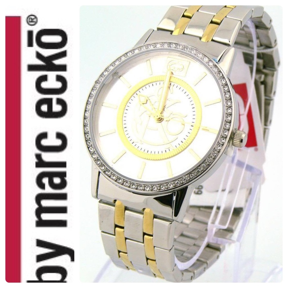 Rhino by Marc Ecko Stainless Steel Crystal